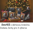 Mikulášská soutěž o Indiana Jerky pro 3 výherce